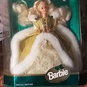A Mateo 1994 Holiday Barbie New in the Box.